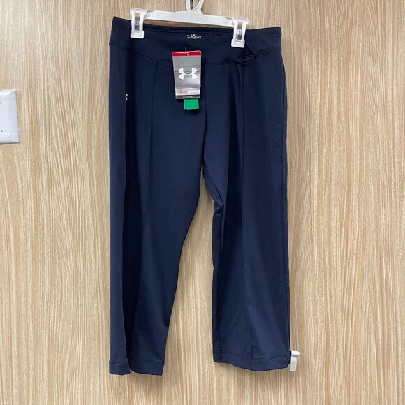 Under Armour Navy Capris Size M NWT - Picture 1 of 3